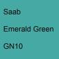 Preview: Saab, Emerald Green, GN10.